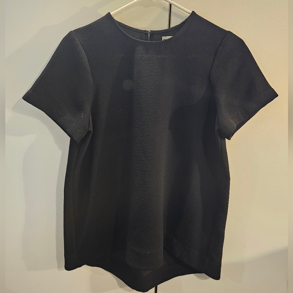 Madewell Black Short Sleeve Blouse